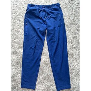 Mack Weldon Joggers Mens Medium Sweatpants Blue For Daily Wear Tapered Pockets